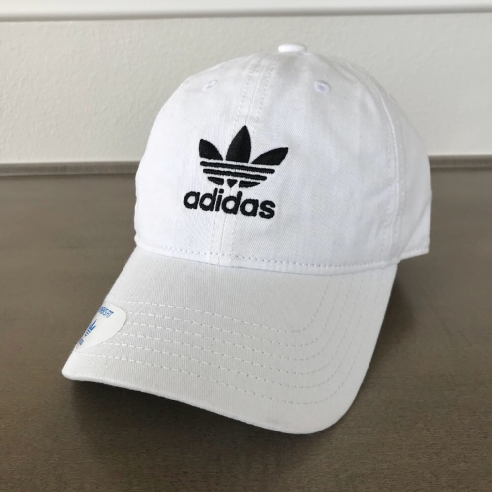 SOLD White adidas hat
